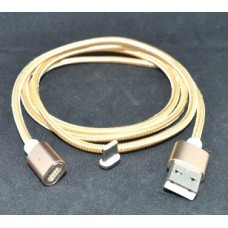 05-10-192. Шнур магнитный USB А - USB type C (штекер-штекер), съёмный на магните, HQ, 1м