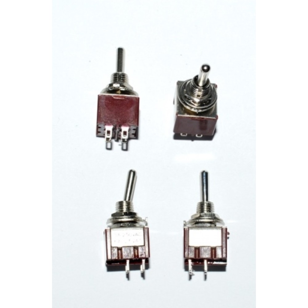 11-00-101. Тумблер MTS-201 (ON-OFF), 4pin, 6А-125V/3A-250V
