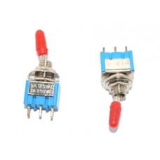 11-00-052. Тумблер MTS-103 (ON-OFF-ON), 3pin, 6А-125V/3A-250V