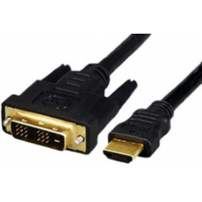 05-06-131. Шнур HDMI - DVI (штекер - штекер), gold pin, 2м