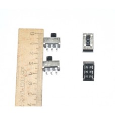 11-03-202. Переключатель движковый KBB45-2P2W (ON-ON), 6pin, 0,5A, 250V