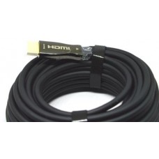 05-07-331. Шнур HDMI (штекер - штекер), version 2.0, optical, gold pin, чёрный, 30м