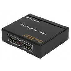03-01-022. Cплитер HDMI 2 порта (1 гнездо HDMI (IN) -> 2 гнезда HDMI (OUT)), ver.1.4, с питанием