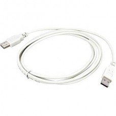05-08-041. Шнур USB штекер A - штекер А, version 2.0, белый, 1,8м